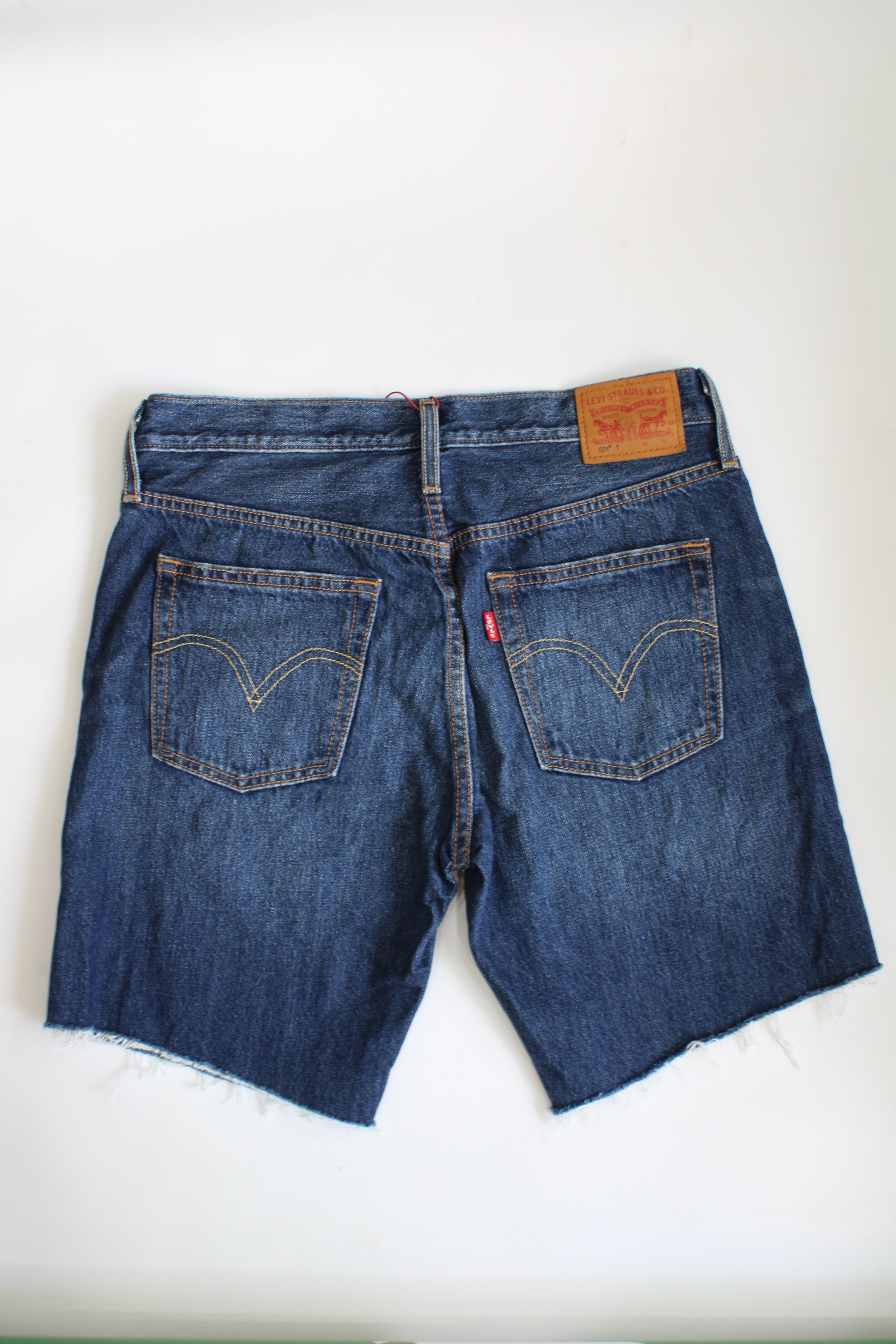 Levi’s 501 distressed shorts