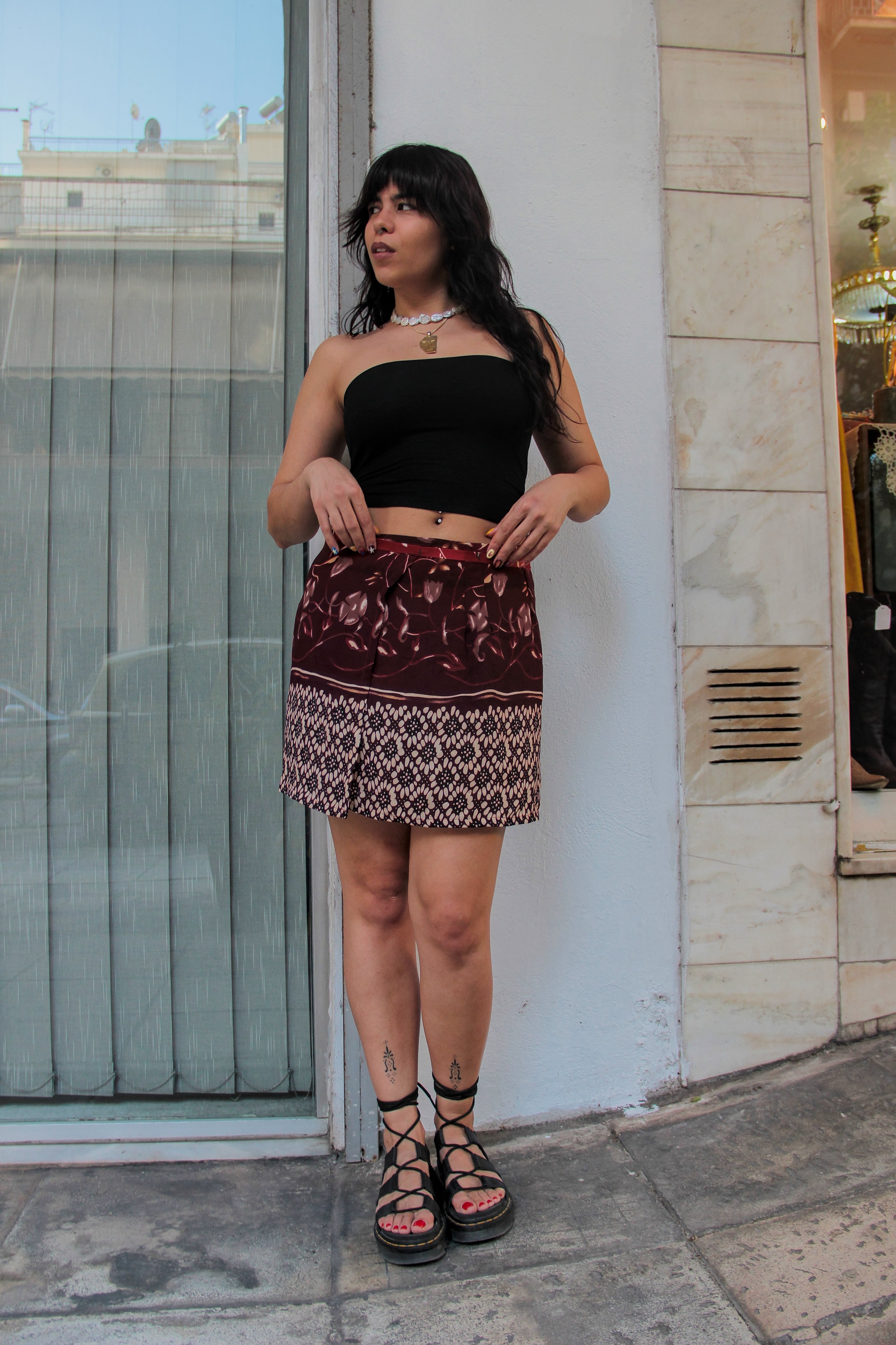 Super cute mini wrap skirt (XS/S)