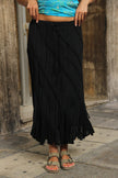 Vintage boho black skirt (one size)