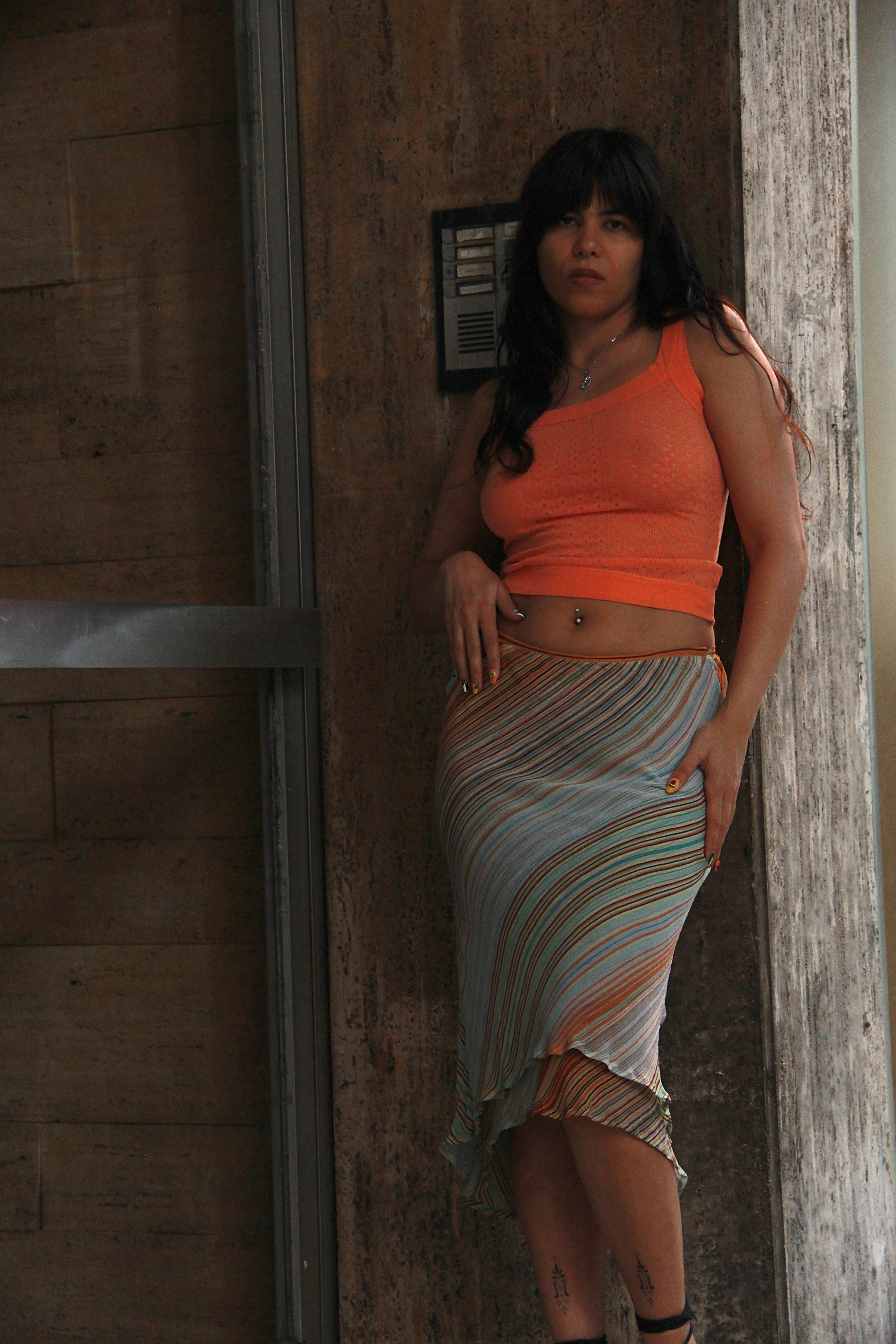 Beautiful 90s style midi skirt (M/L)