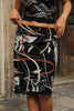 Vintage 90s funky patterned skirt (S/M)