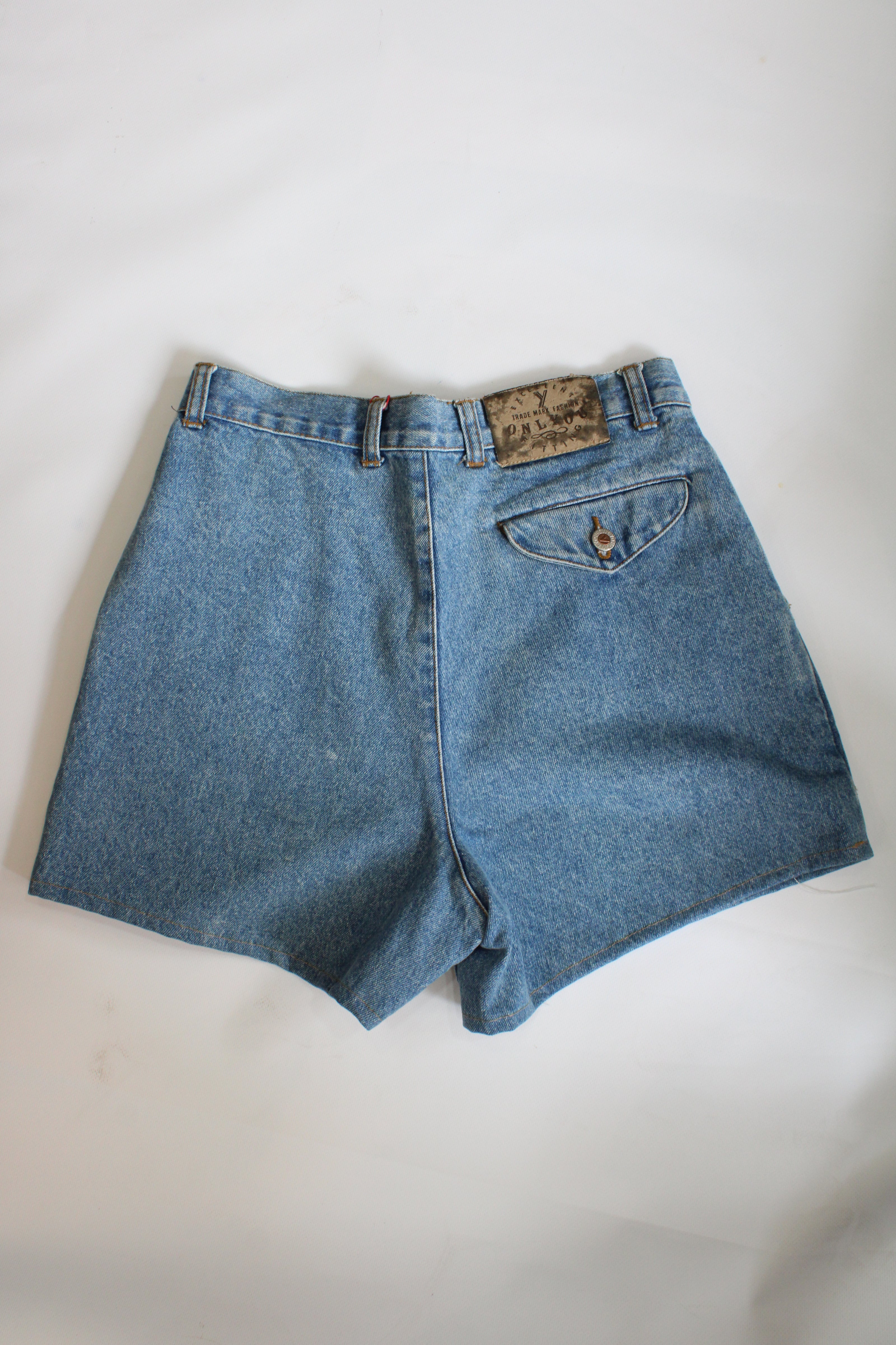Vintage high waisted denim shorts