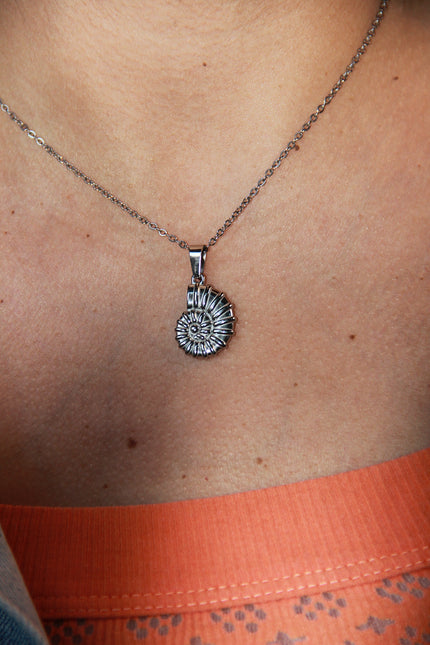 SUGARBLAZE ammonite necklace