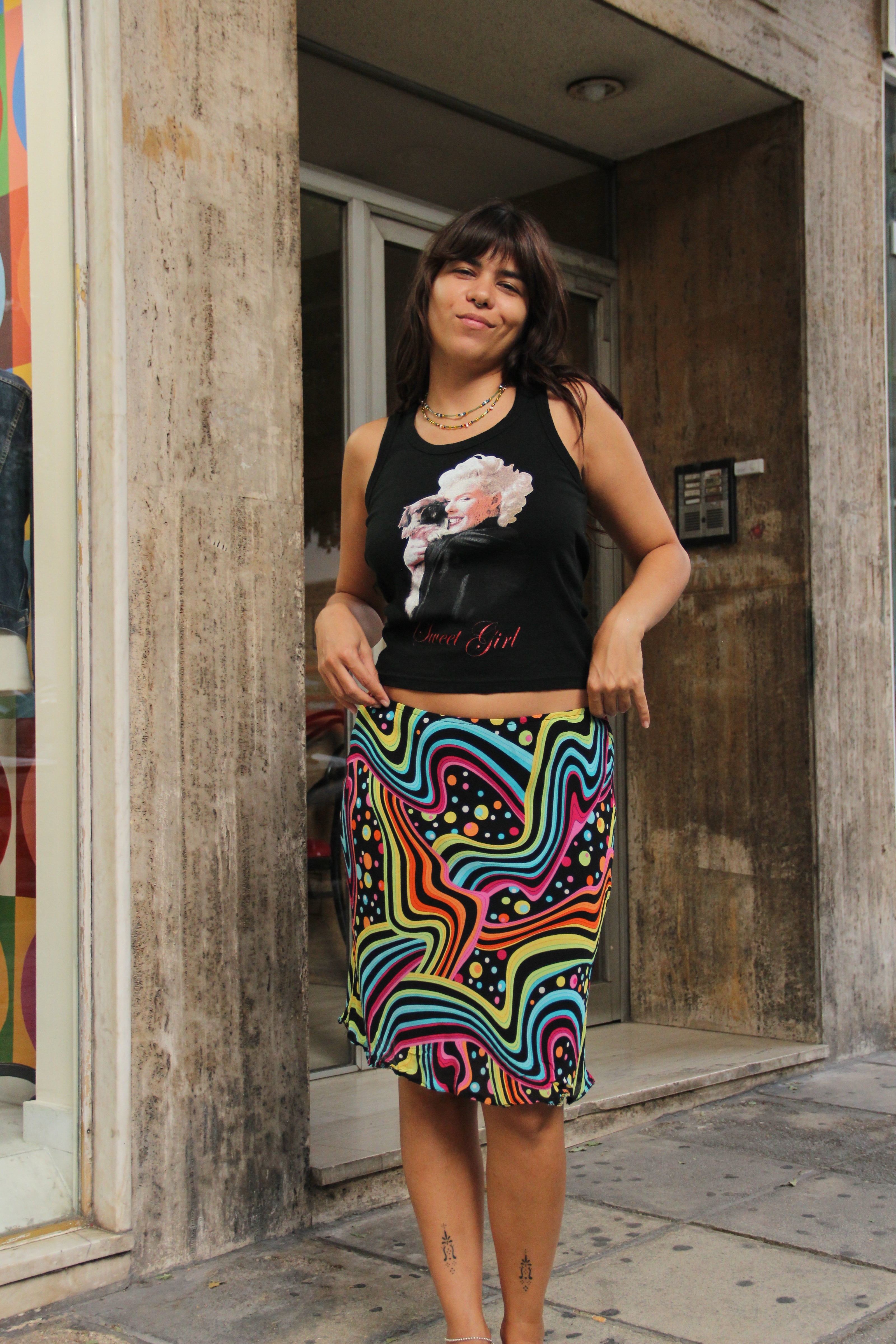 Vintage Marilyn Monroe ''Sweet Girl'' tank top (M)
