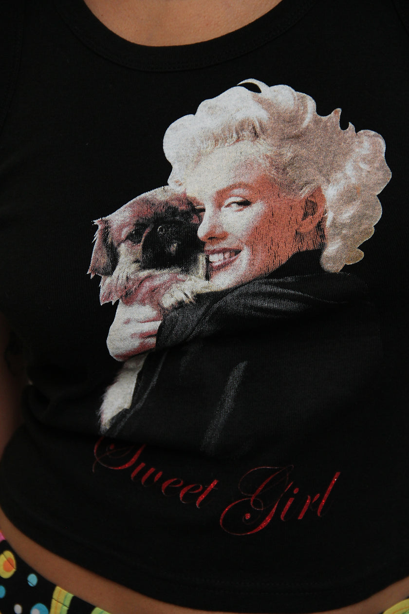 Vintage Marilyn Monroe ''Sweet Girl'' tank top (M)