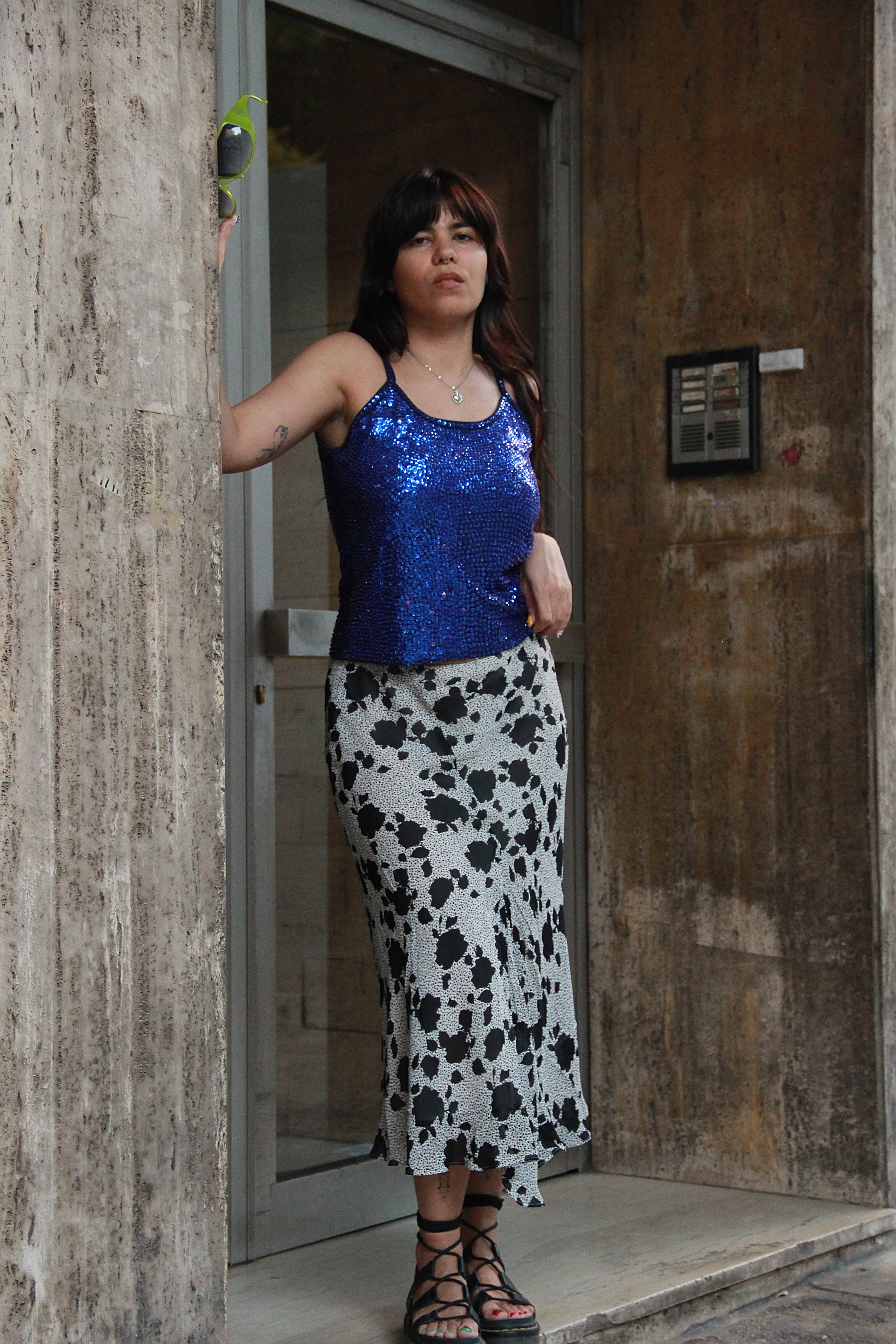 Stunning sequin top (L)