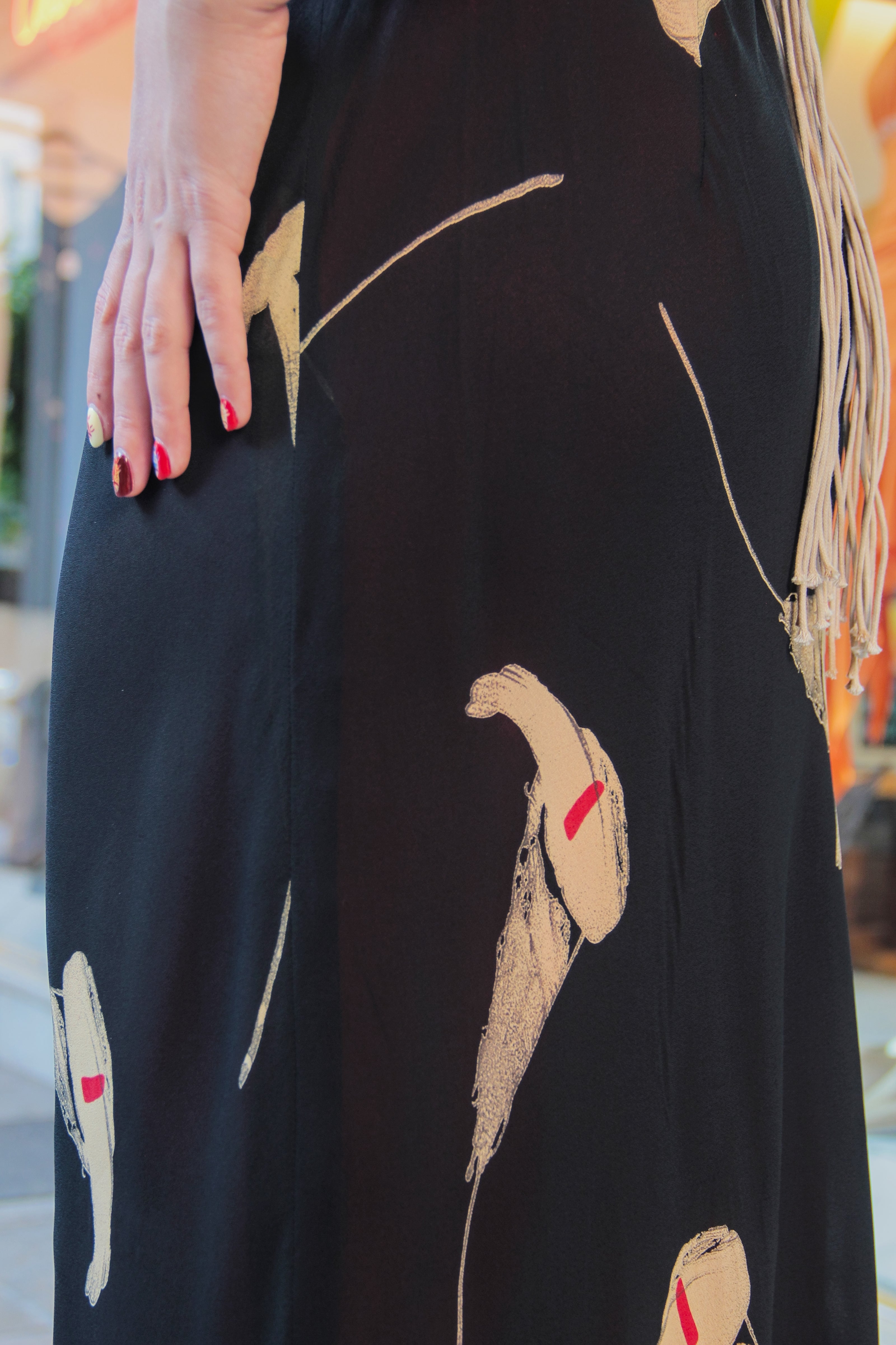 Stunning maxi floral skirt (L/XL)