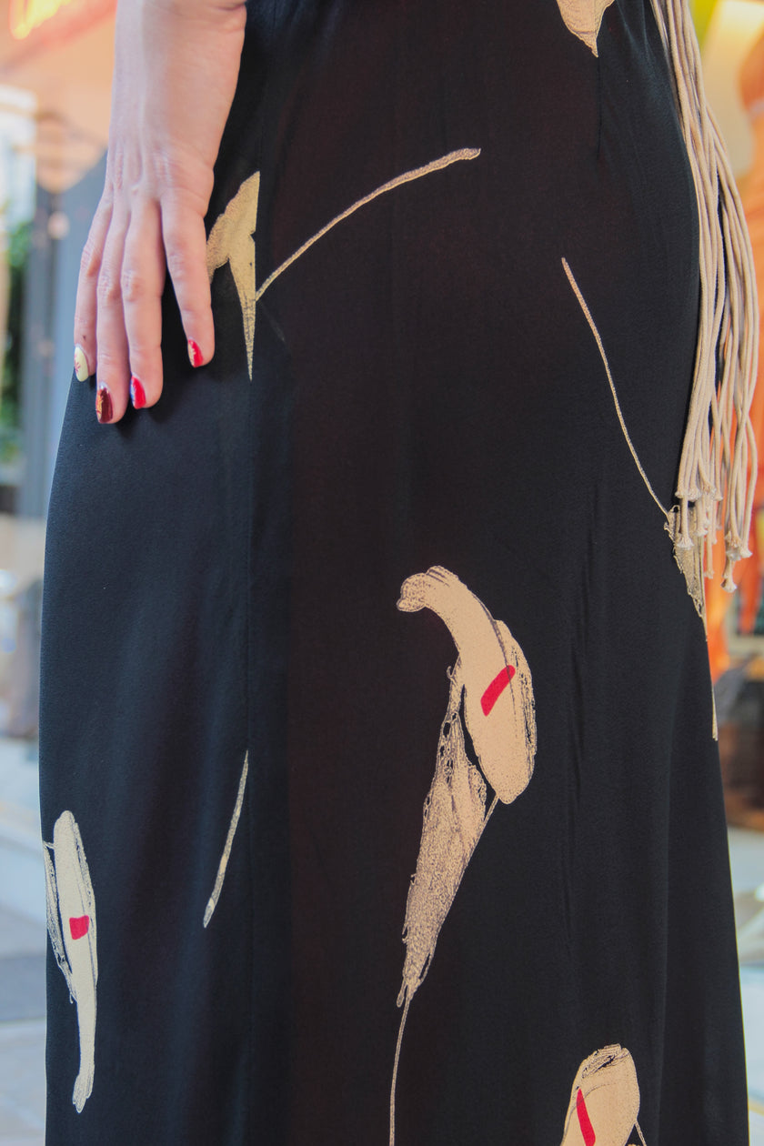 Stunning maxi floral skirt (L/XL)
