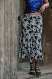 Vintage 90s style midi skirt (M)