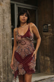 Vintage Motivi 100% silk patterned dress (S/M)