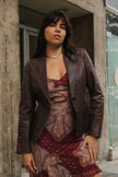 Vintage CLOCKHOUSE genuine leather jacket (S)