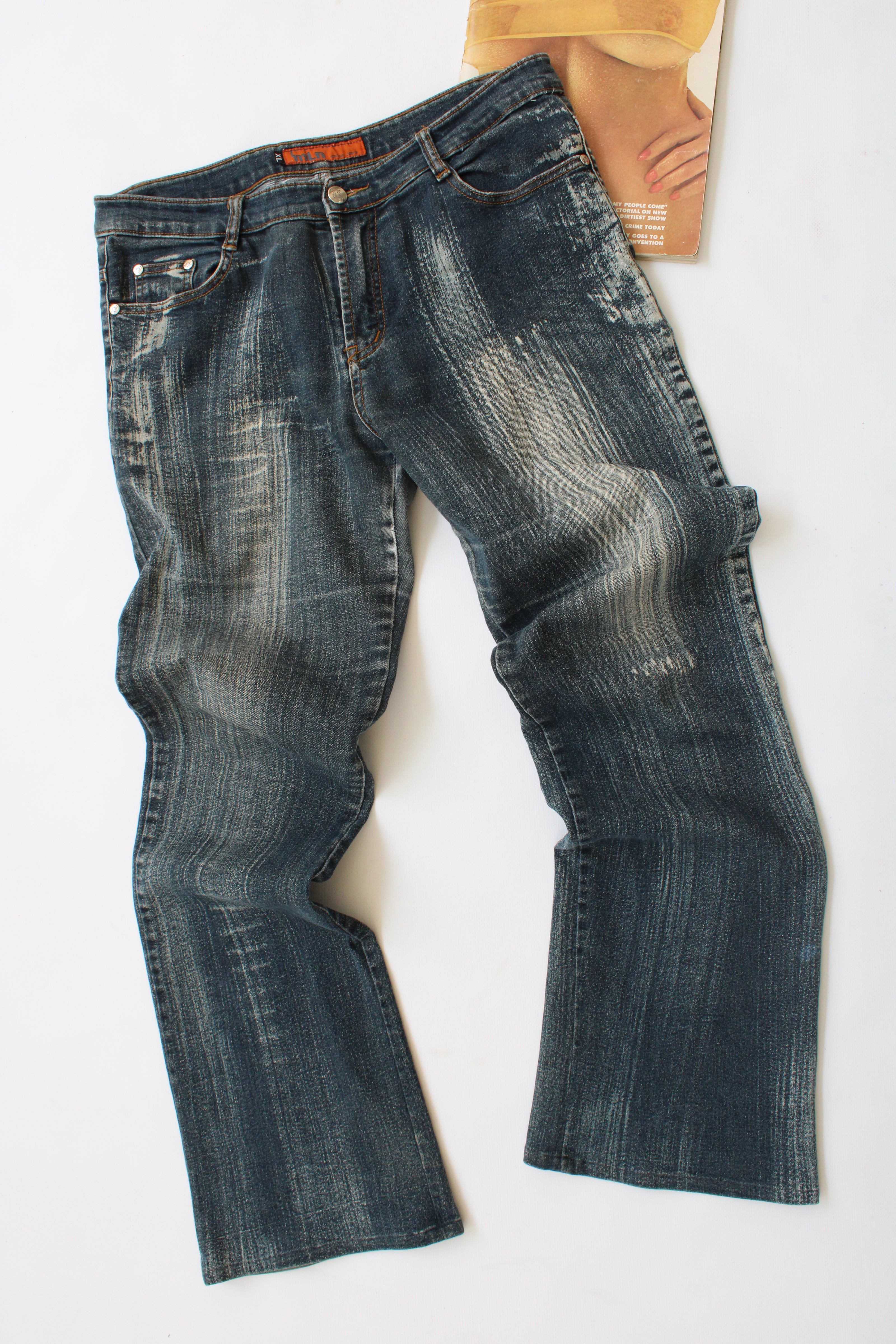 Y2K mid waisted flare jeans (XL)