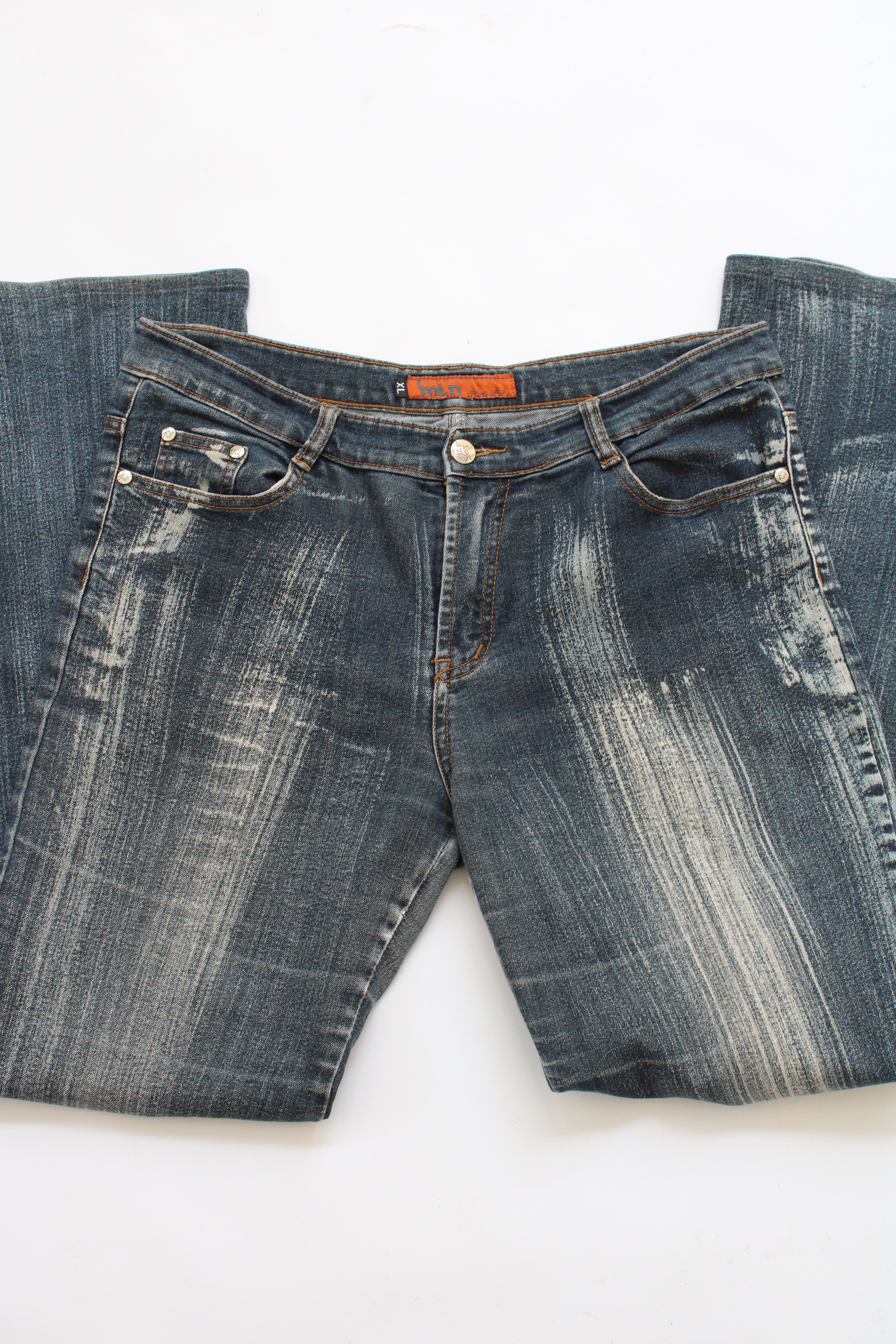 Y2K mid waisted flare jeans (XL)