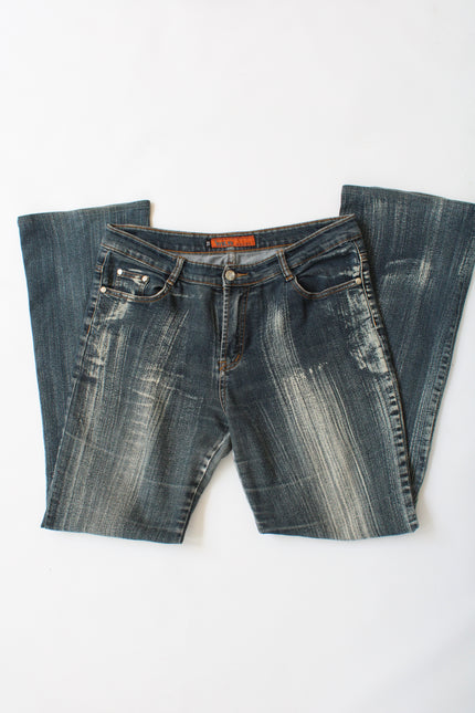 Y2K mid waisted flare jeans (XL)