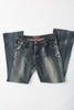 Y2K mid waisted flare jeans (XL)