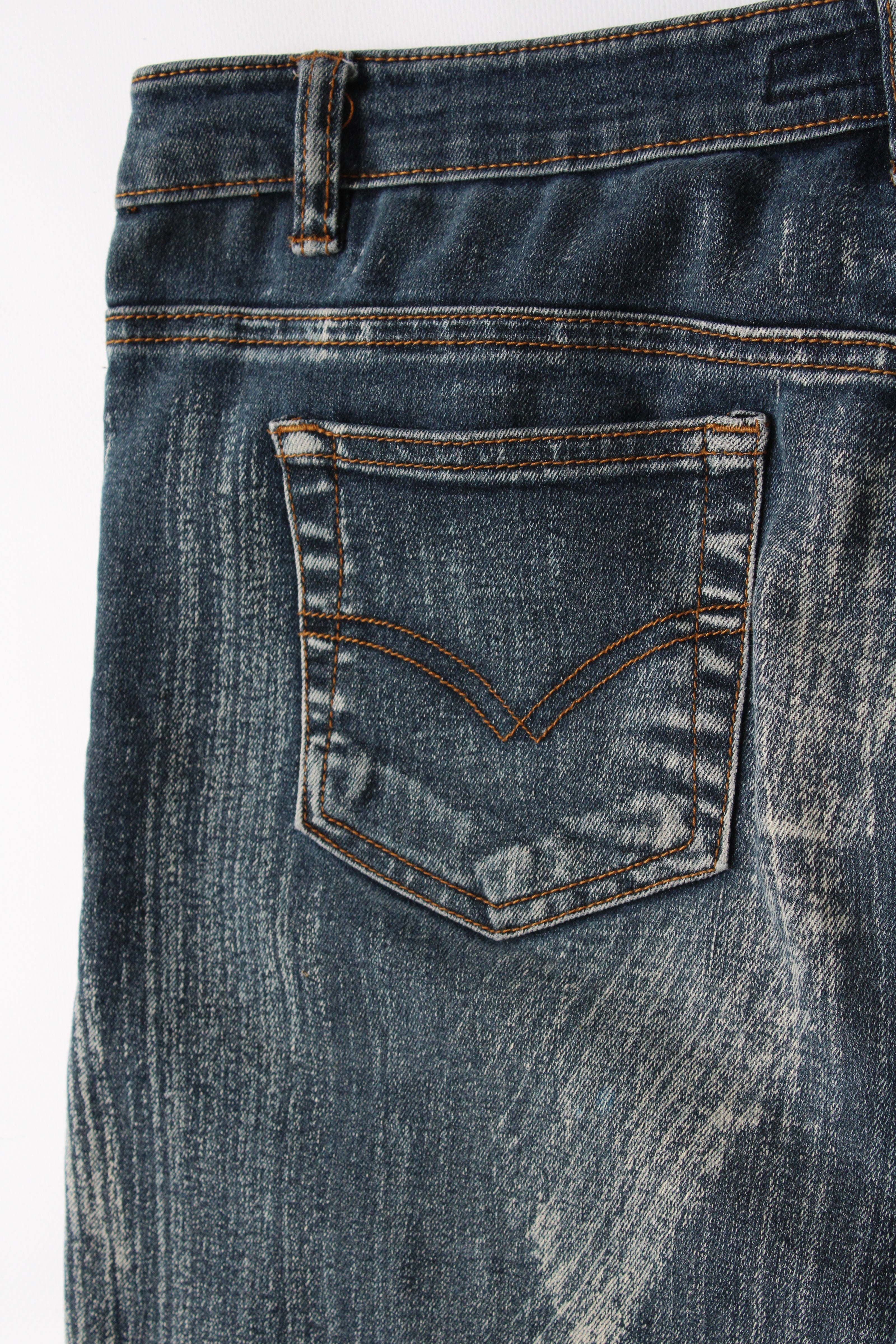 Y2K mid waisted flare jeans (XL)