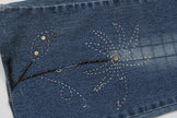 Super cute Y2K flare jeans with bead detailing