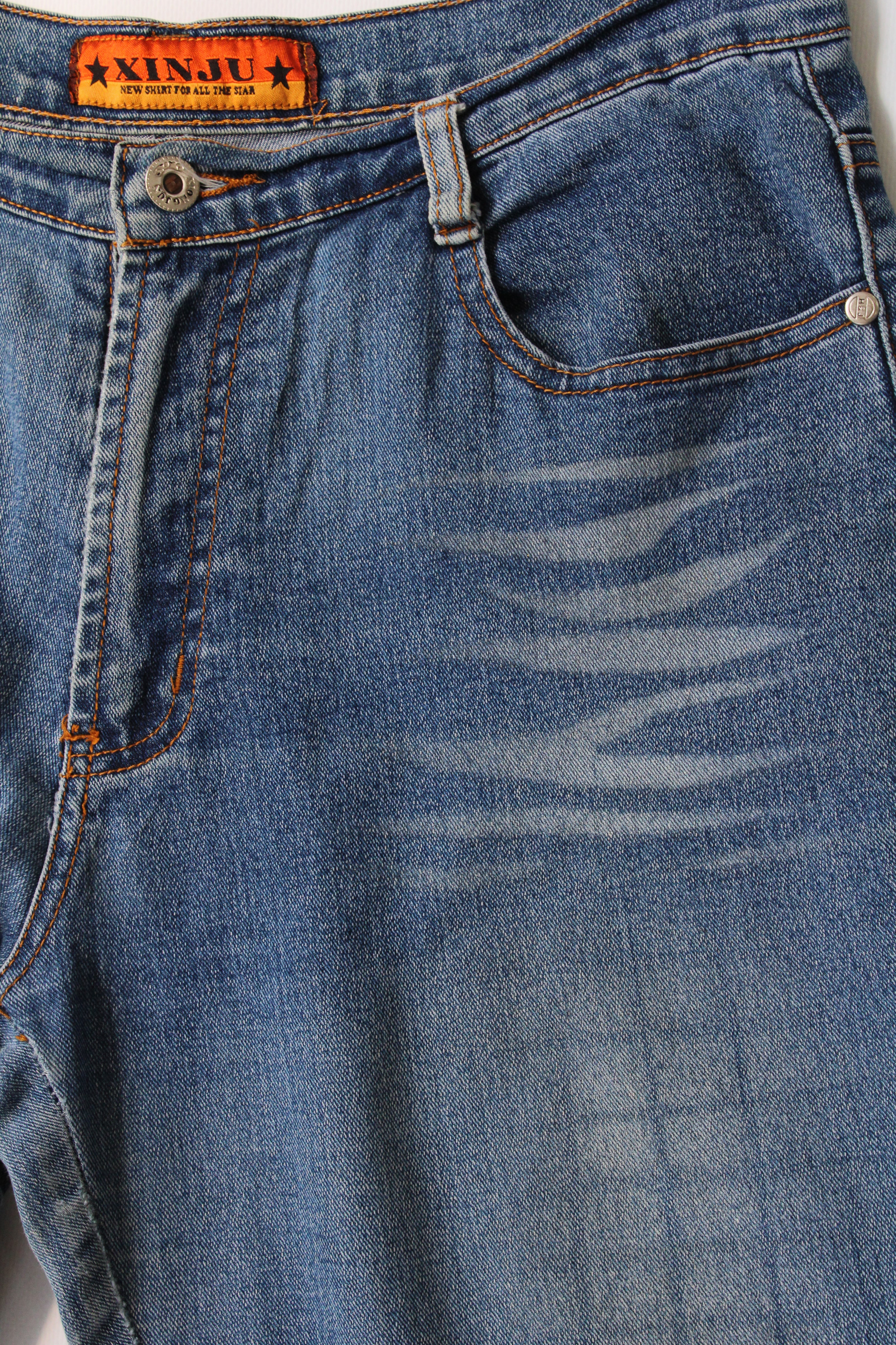Super cute Y2K flare jeans with bead detailing