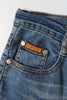 Super cute Y2K flare jeans with bead detailing