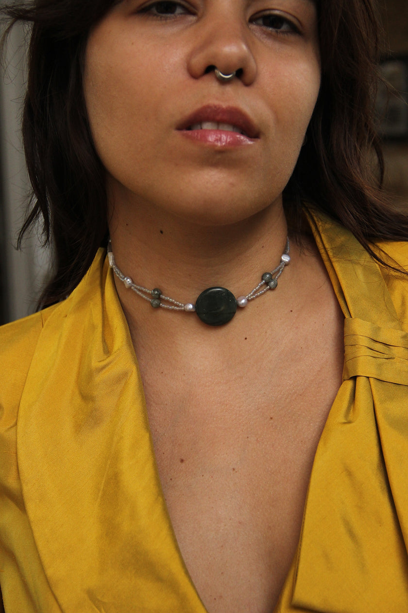 “Luna” handmade chocker