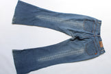 Super cute Y2K flare jeans with bead detailing