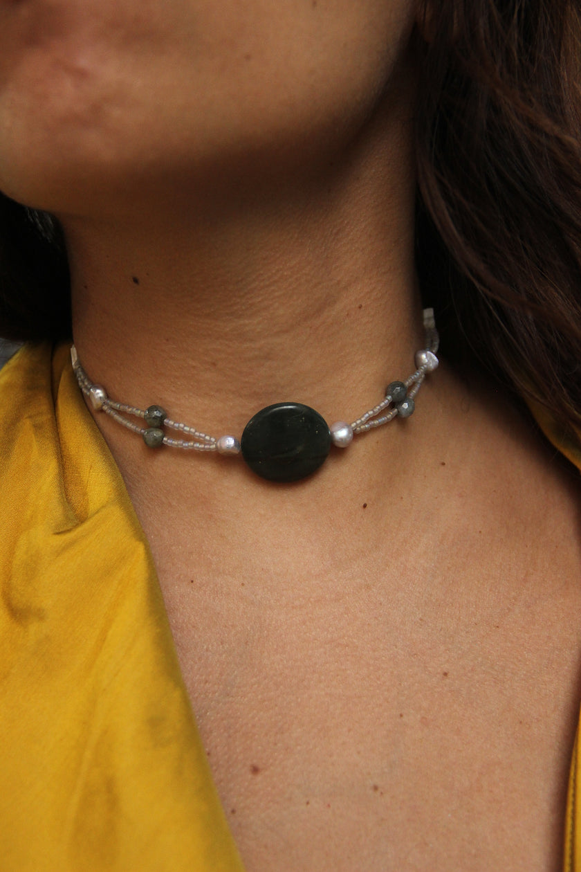 “Luna” handmade chocker