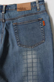 Super cute Y2K flare jeans with bead detailing
