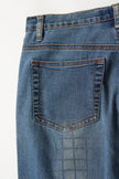 Super cute Y2K flare jeans with bead detailing