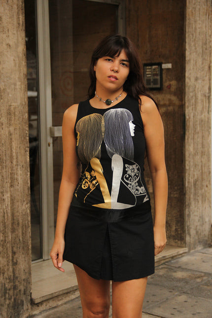 Custo Balcelona Y2K graphic dress (M)