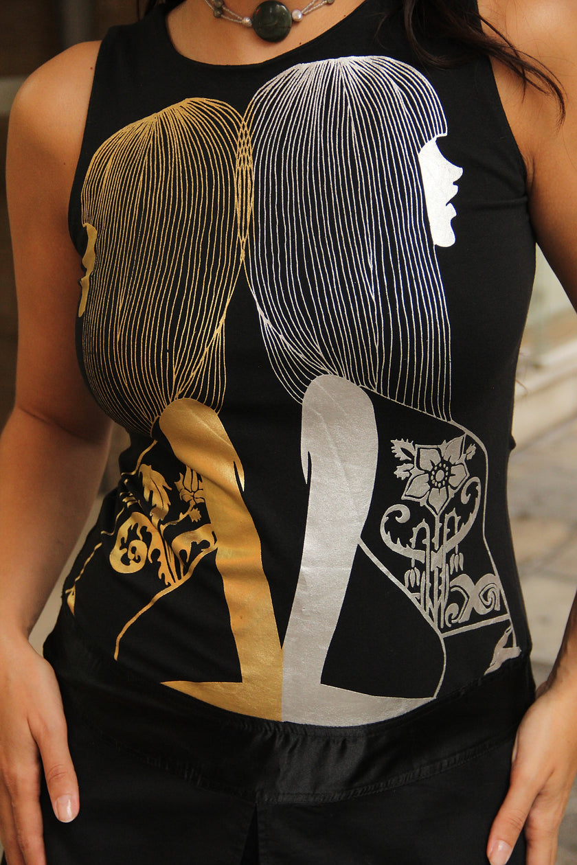 Custo Balcelona Y2K graphic dress (M)