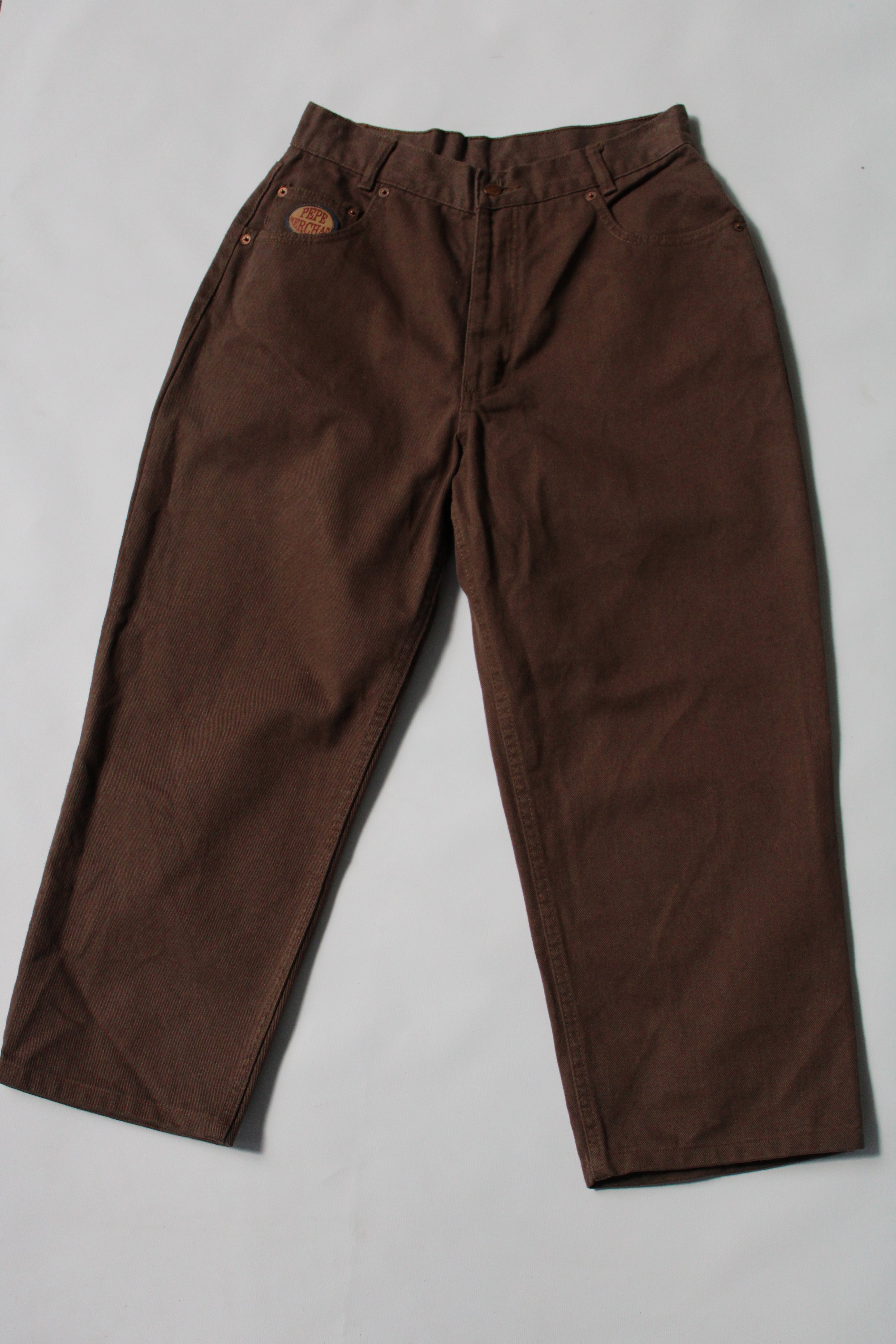 Vintage high waisted brown jeans