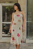 Gorgeous vintage floral midi dress (M/L)