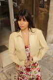 Vintage genuine leather jacket (L)