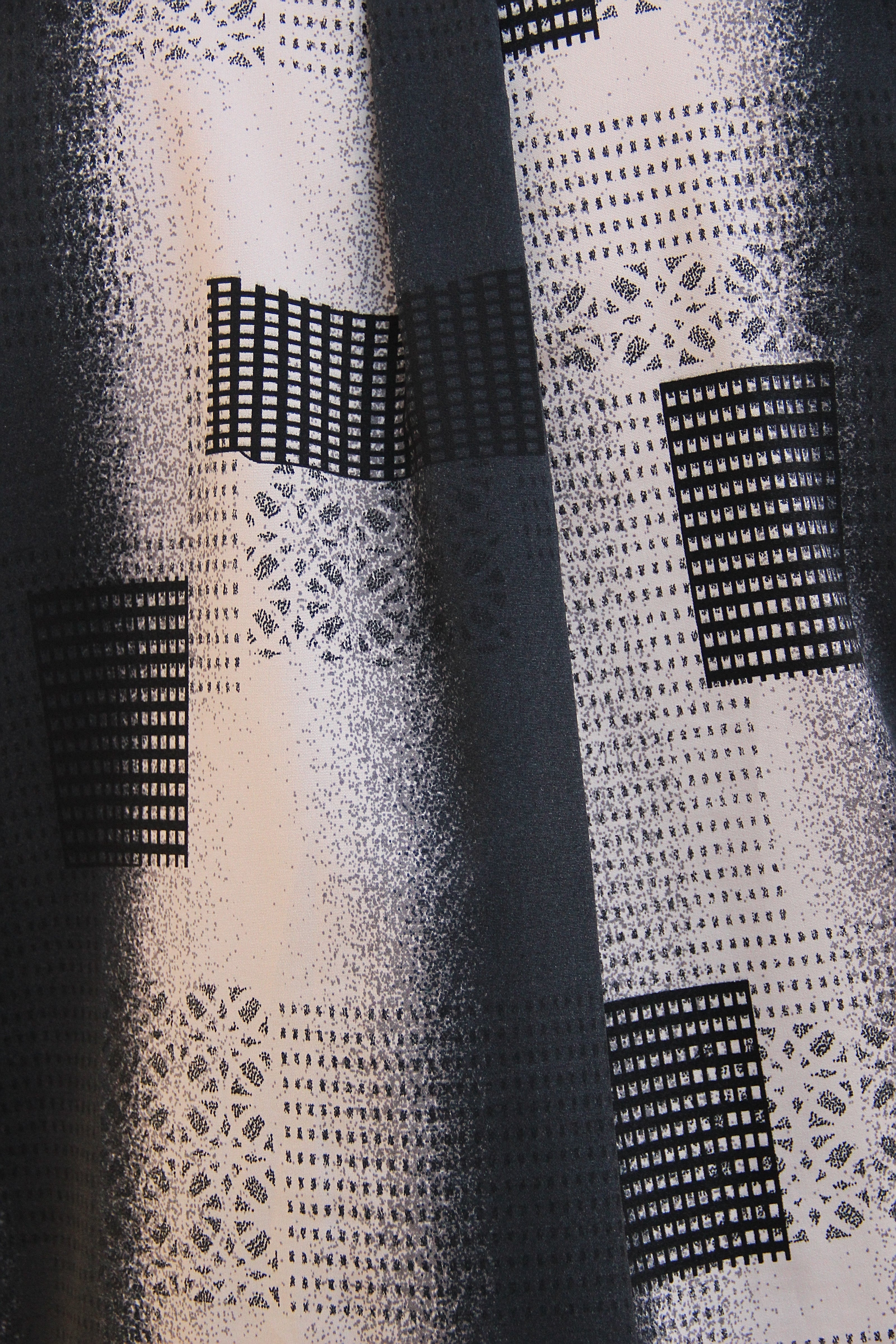 Vintage funky patterned shirt (L)