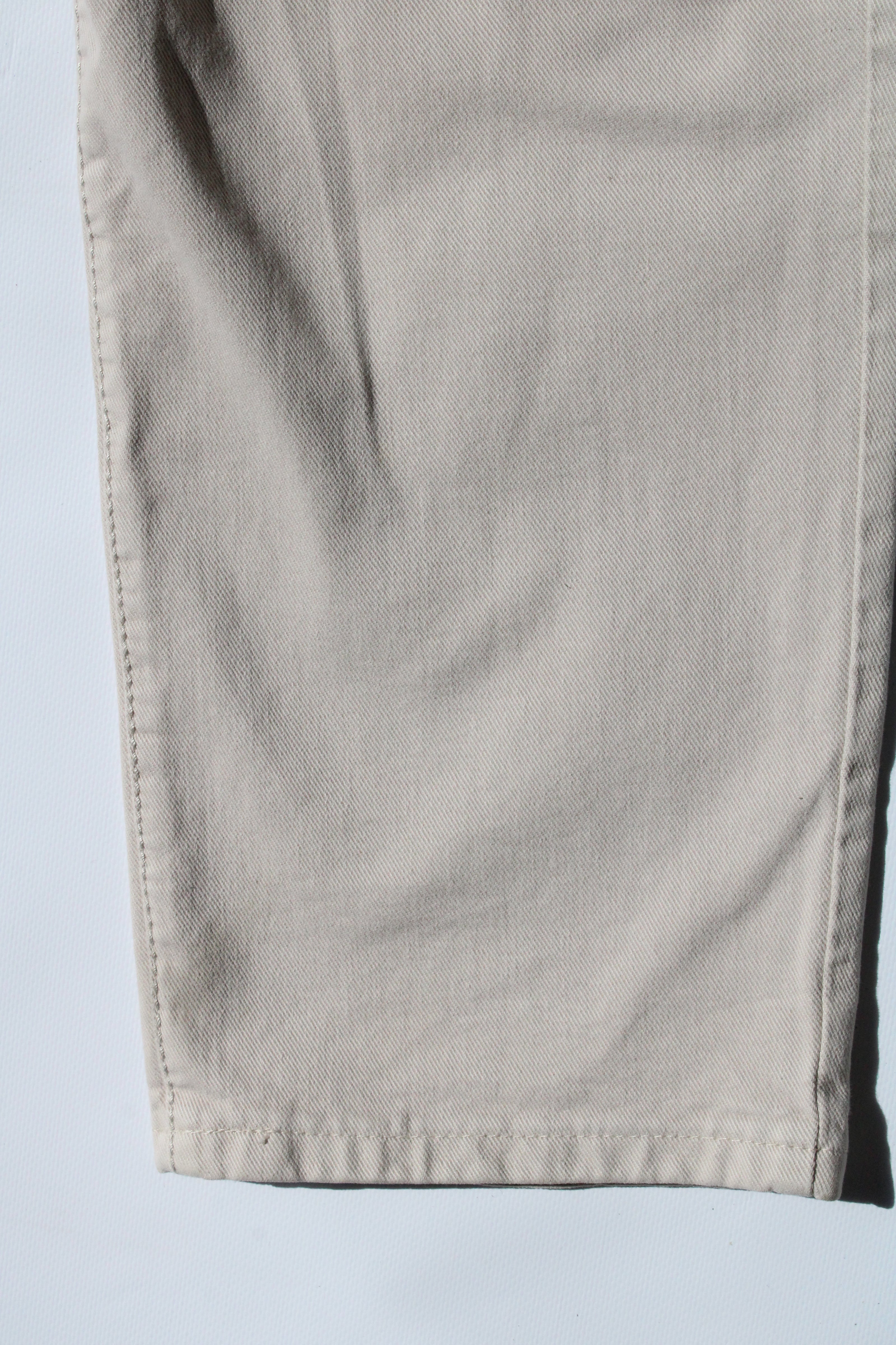 Vintage beige men’s high waisted jeans (W38)