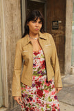 Vintage genuine leather jacket (S)