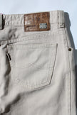 Vintage beige men’s high waisted jeans (W38)