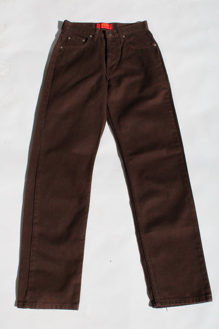 Deadstock Edwin dark brown jeans W28