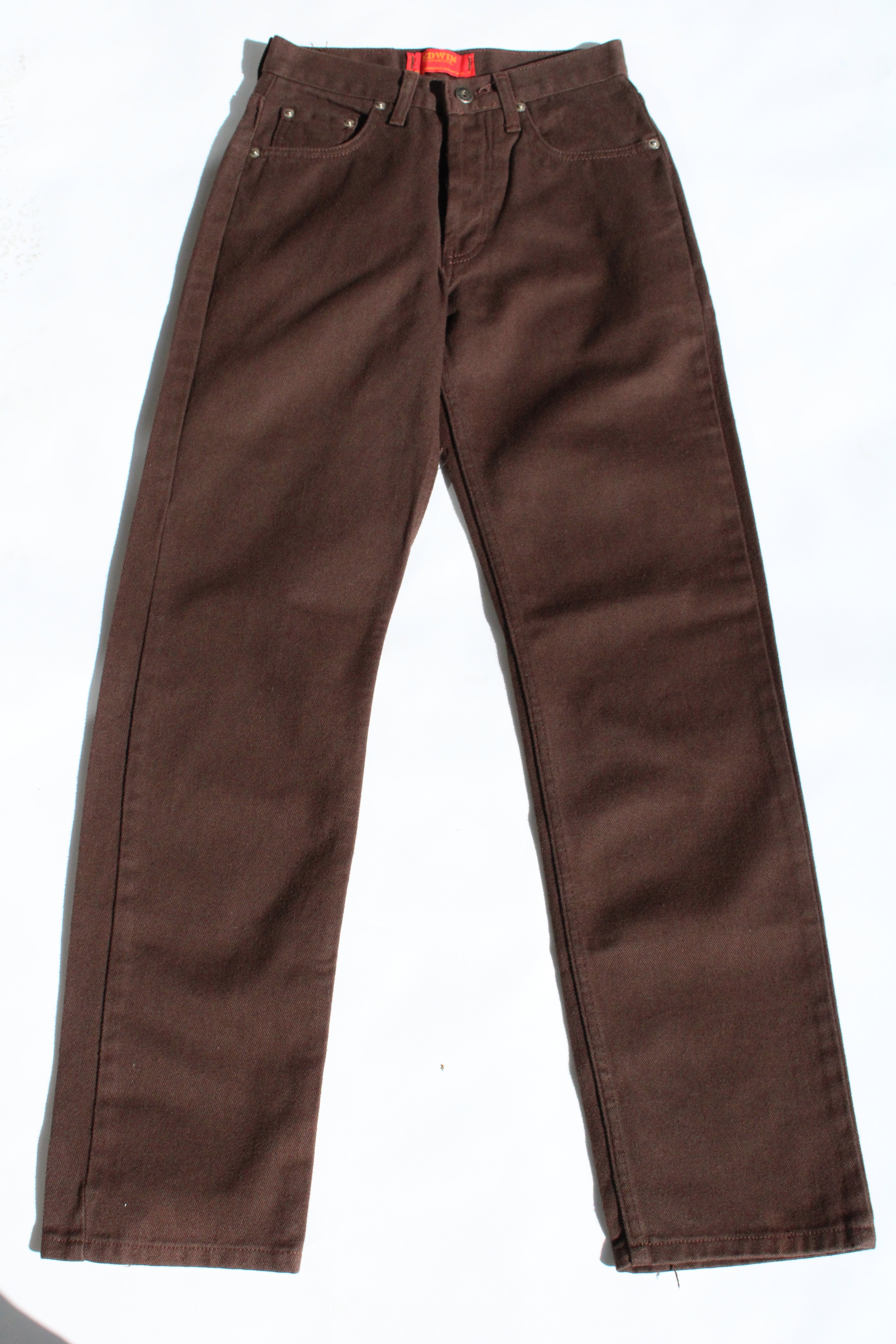 Deadstock Edwin dark brown jeans W28
