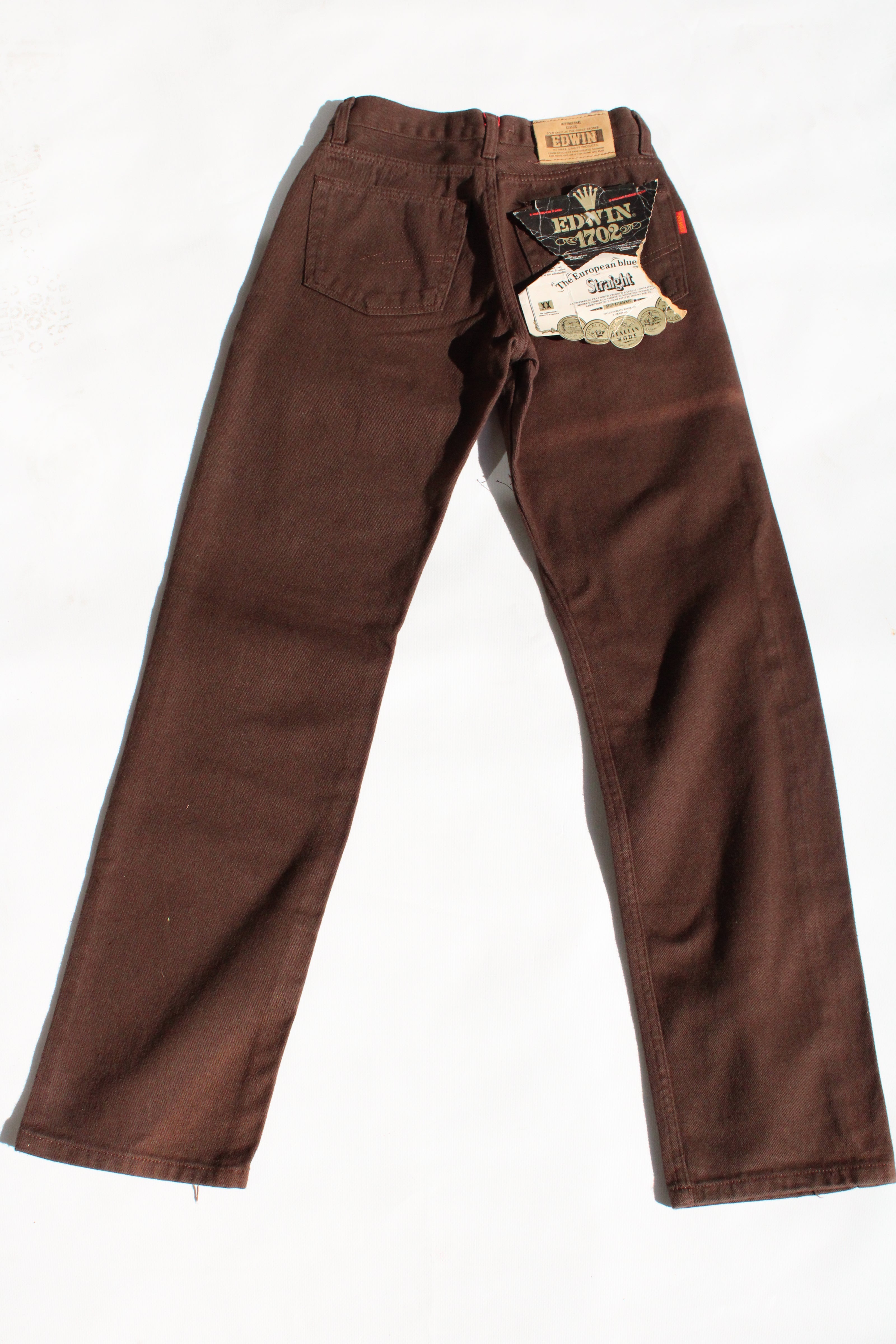 Deadstock Edwin dark brown jeans W28