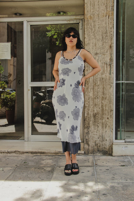 Beautiful vintage floral dress (M/L)