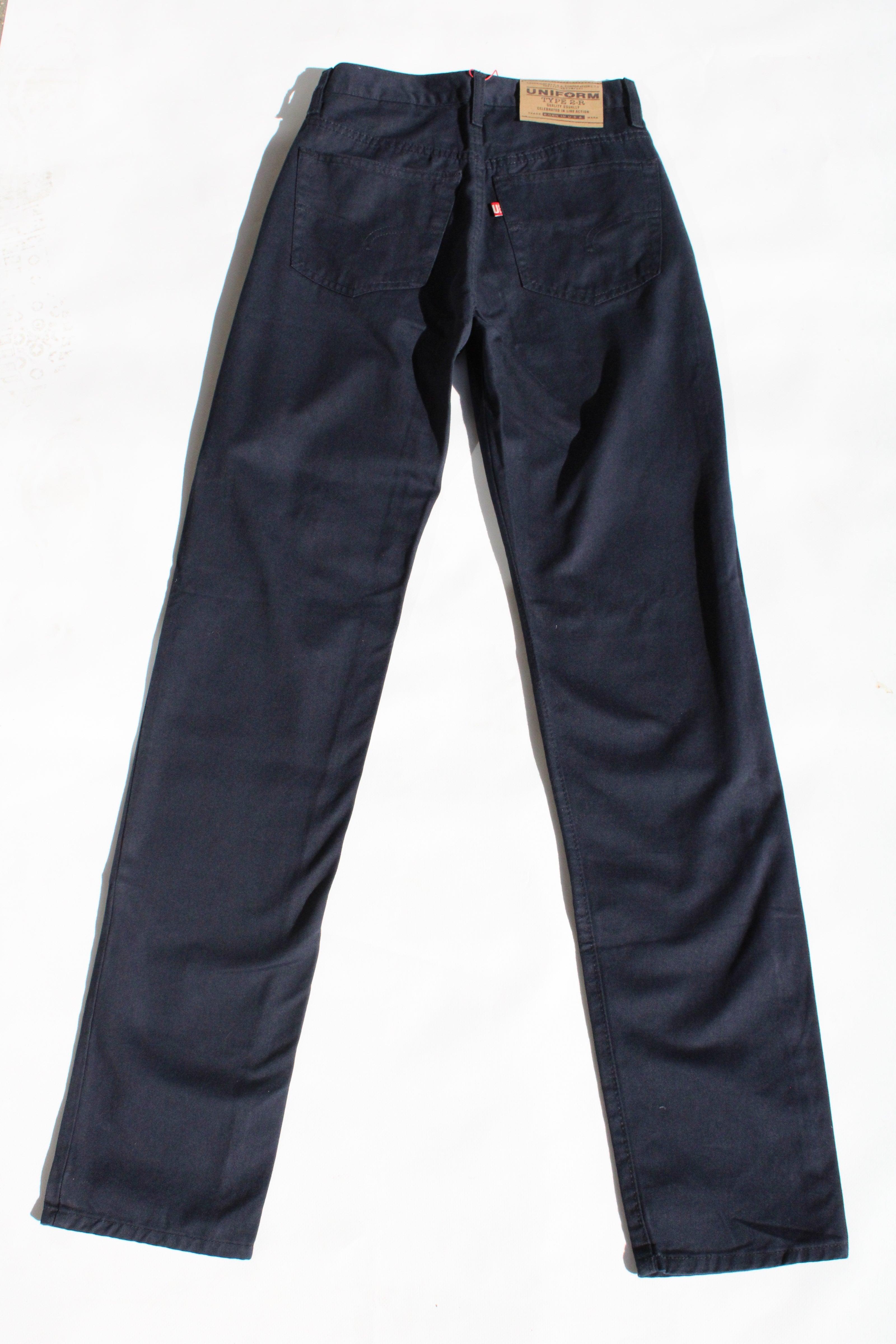 Uniform dead stock dark blue light jeans