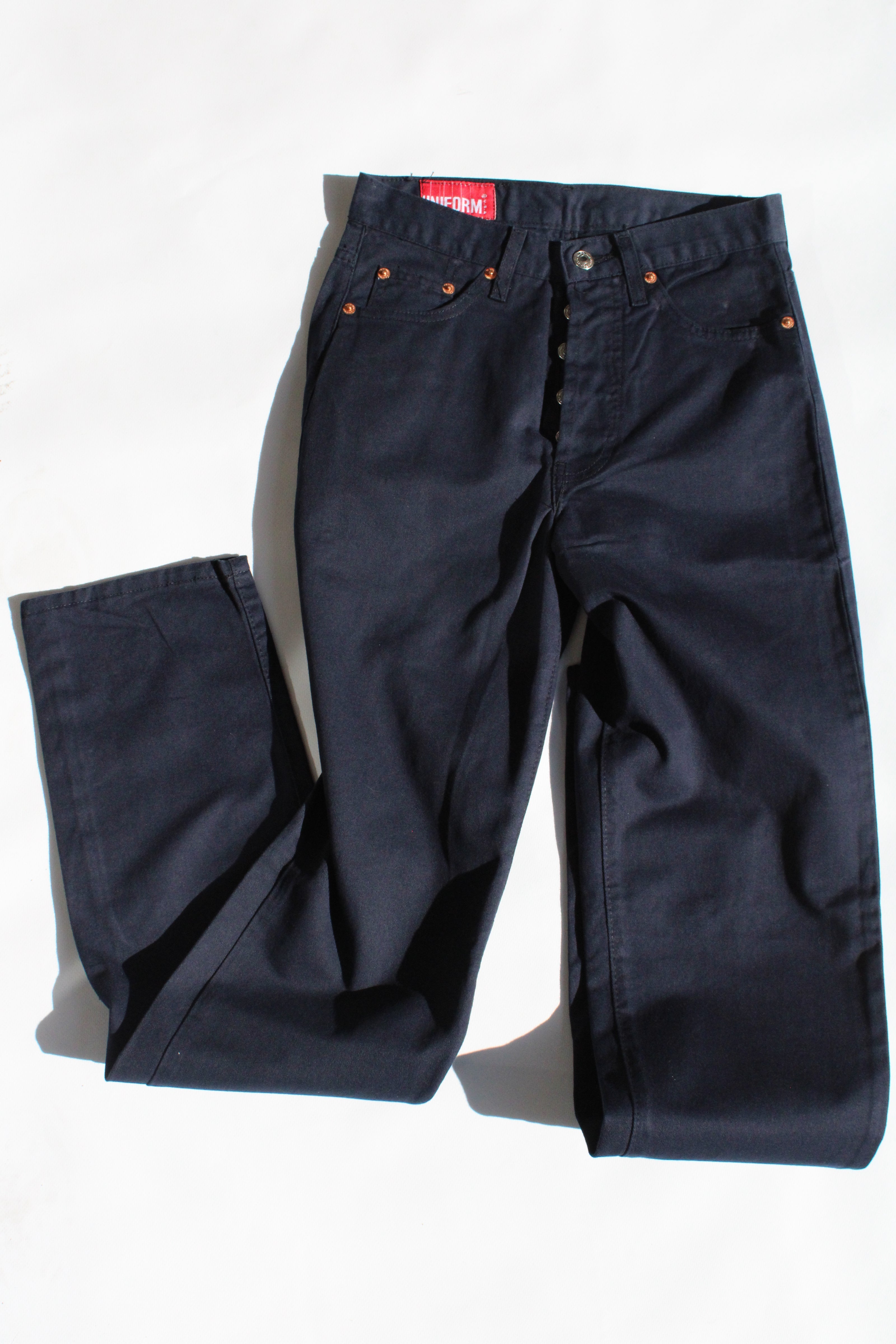 Uniform dead stock dark blue light jeans