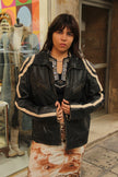Vintage Men's Henry Harrods biker genuine leather jacket (M)