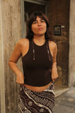 Super cute brown tank top (S/M)