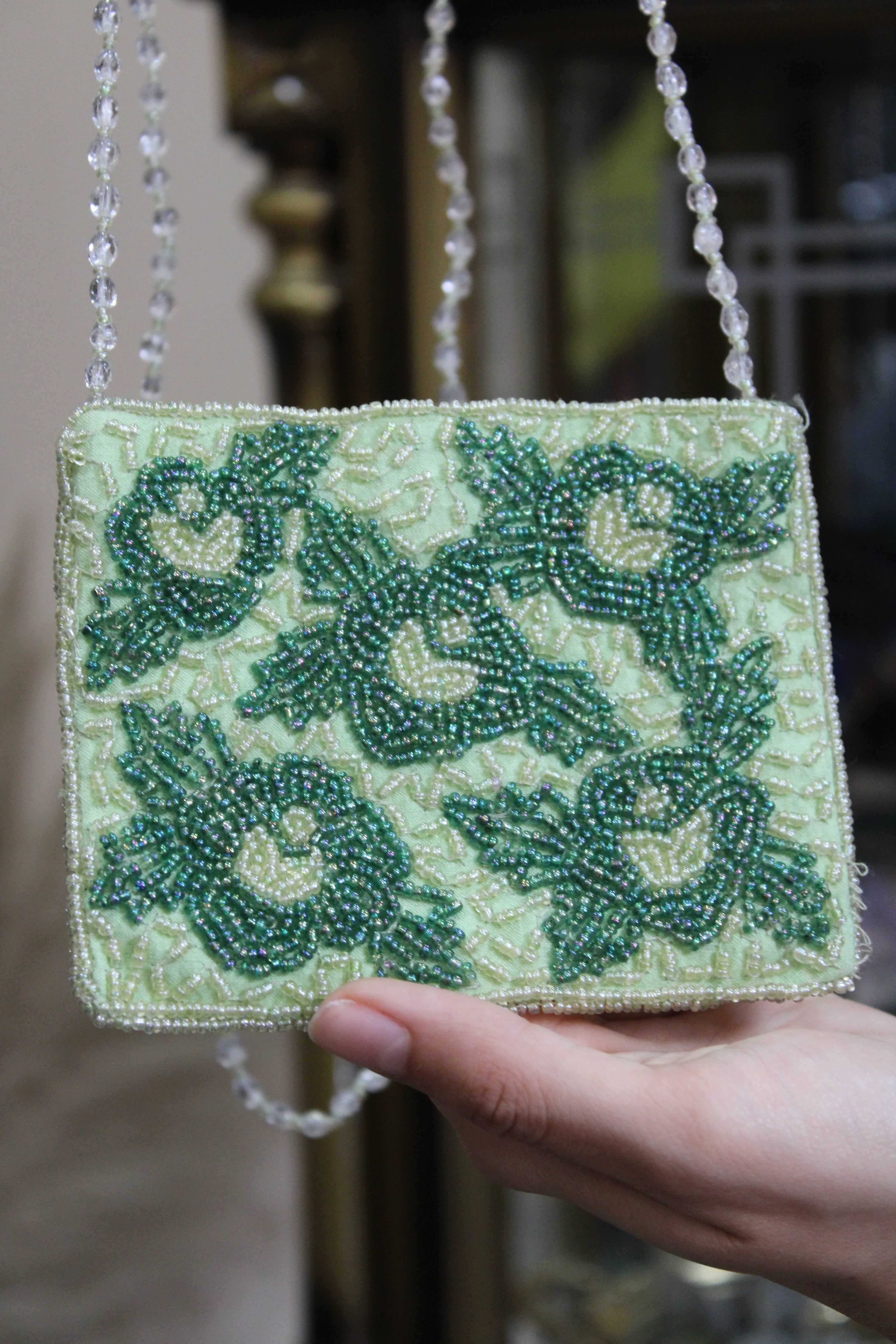 Stunning vintage mini beaded bag