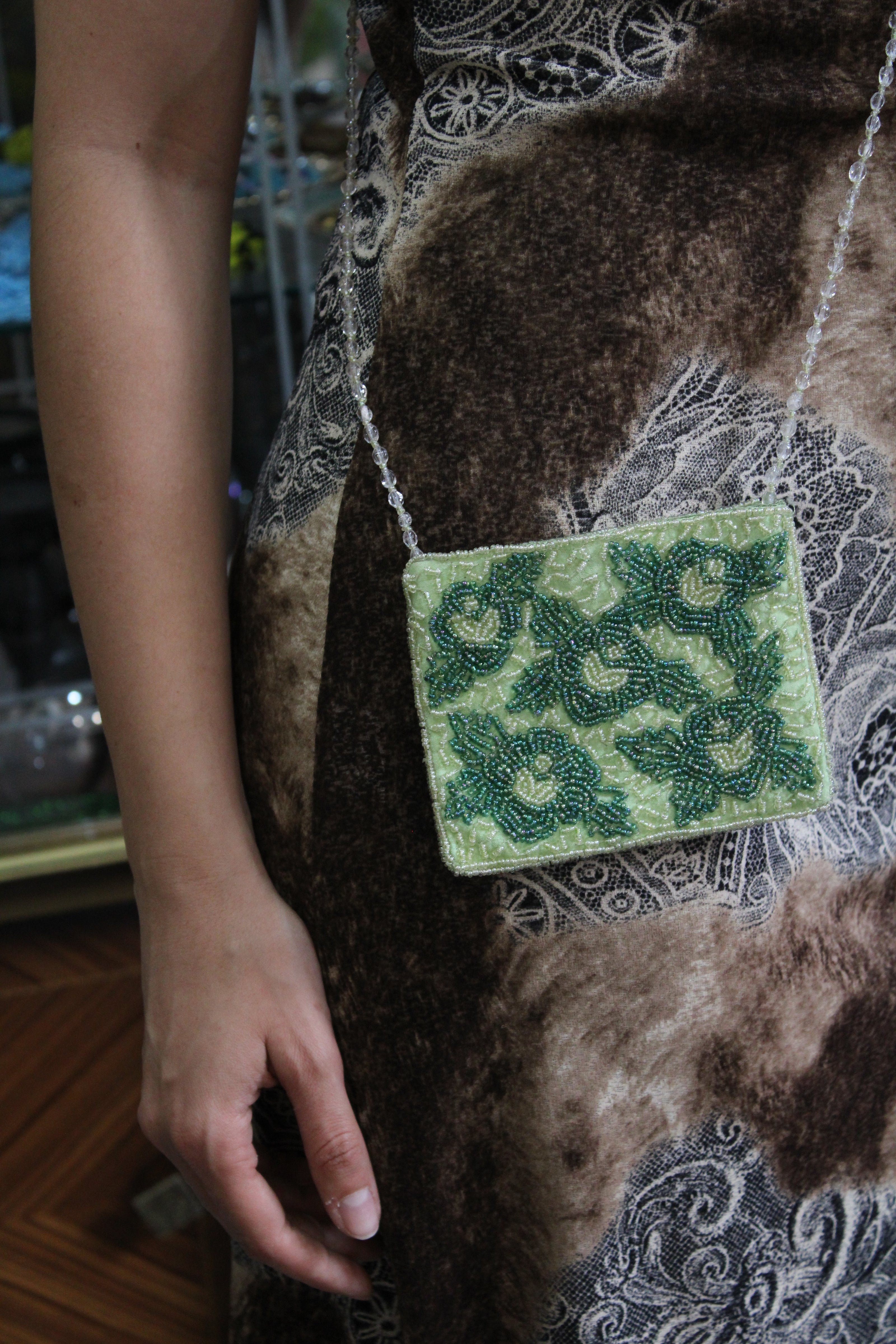 Stunning vintage mini beaded bag