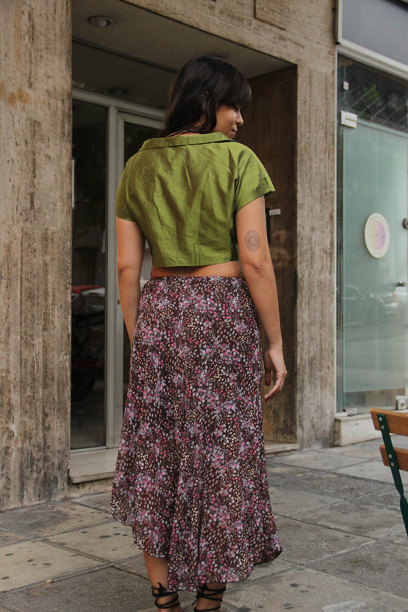 Vintage floral skirt (S/M)