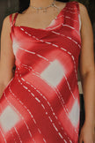 SFARZO stunning italian vintage midi dress (S/M)