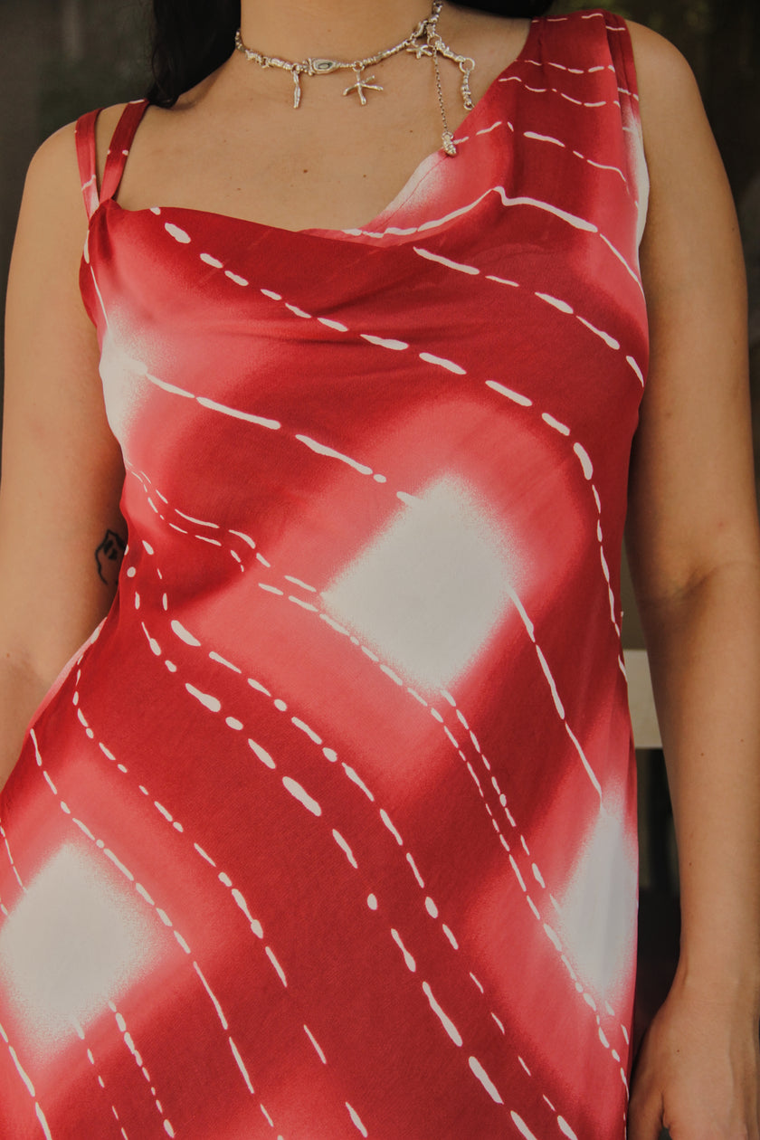 SFARZO stunning italian vintage midi dress (S/M)